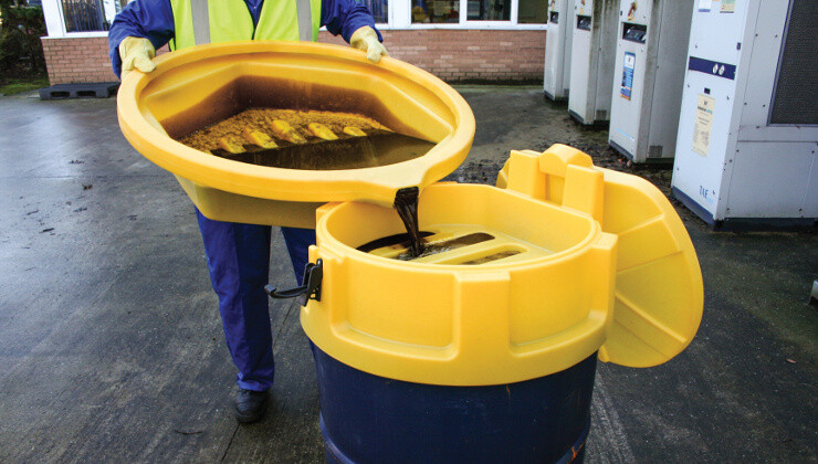 Βάση Συλλογής Διαρροών για Βαρέλι DrumKlam