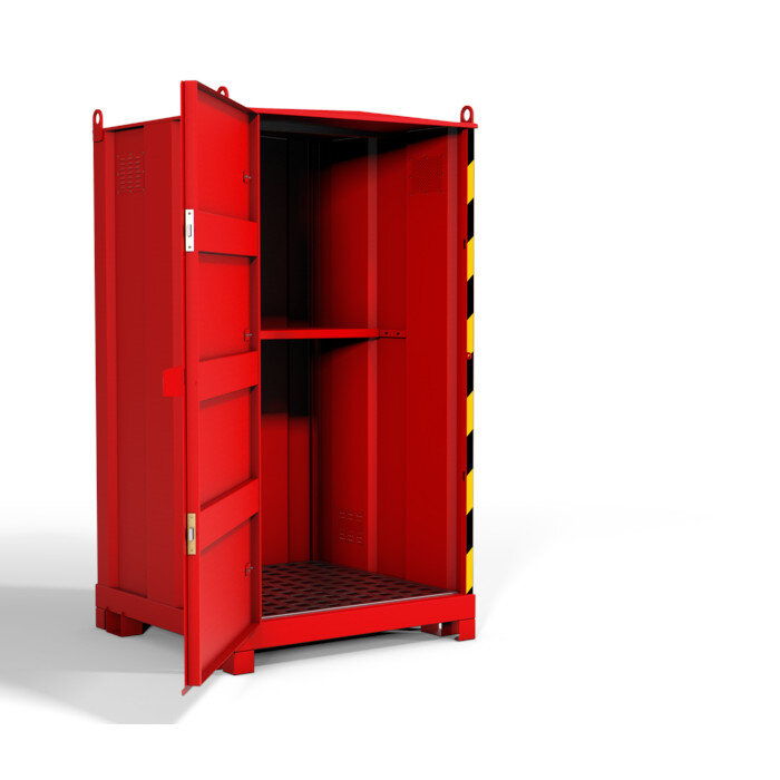 Μεταλλική Καμπίνα για Εύφλεκτα και Επικίνδυνα Χημικά