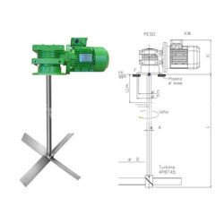 Πλάγιος Αργόστροφος Αναδευτήρας Χημικών