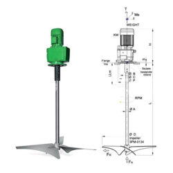 Αργόστροφος Αναδευτήρας για Βιολογικούς Καθαρισμούς